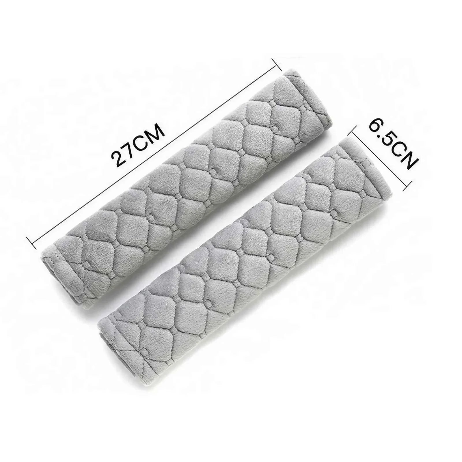2Pcs Soft Velvet Seat Belt Covers