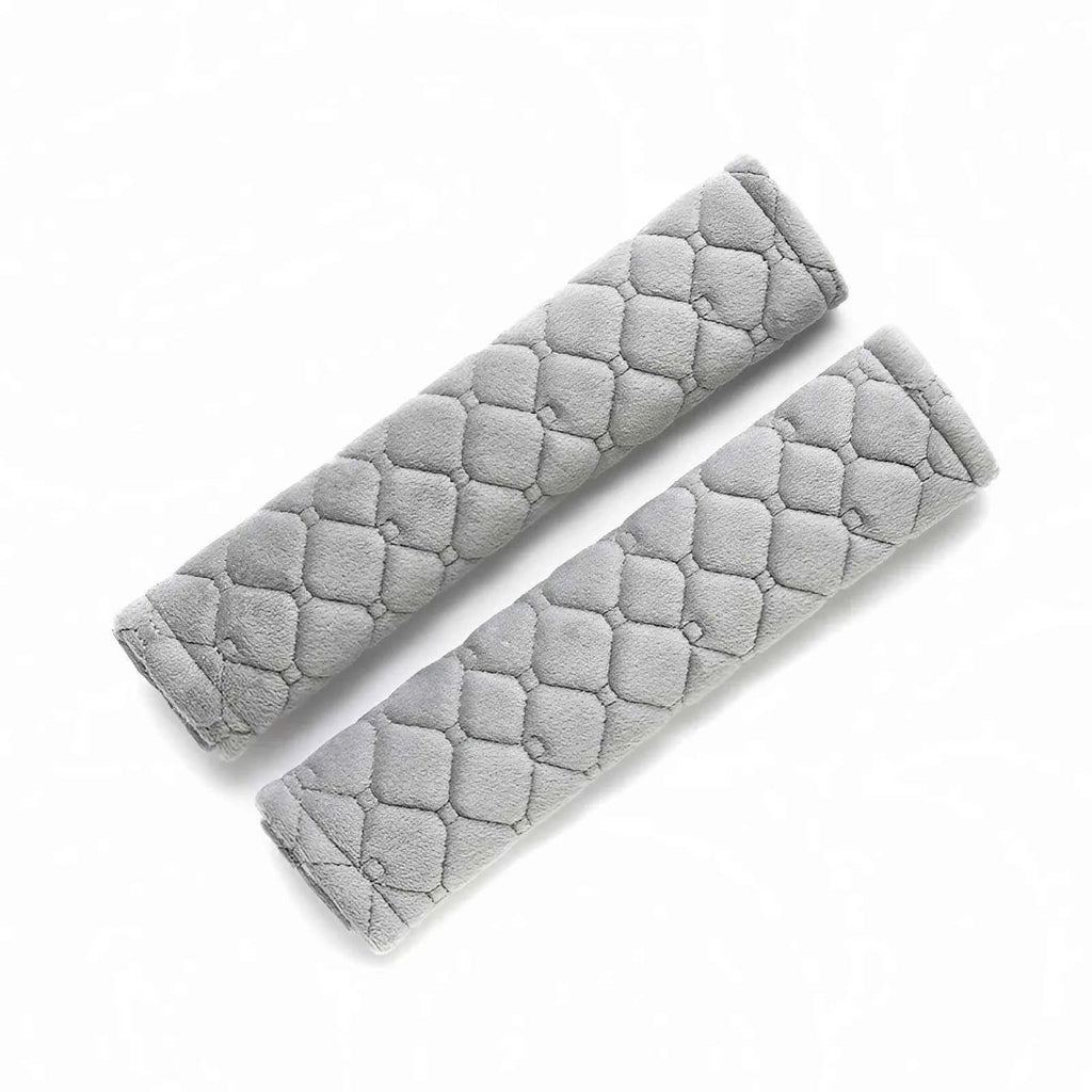 2Pcs Soft Velvet Seat Belt Covers