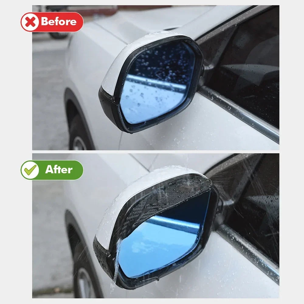2Pcs Car Mirror Rain Shield