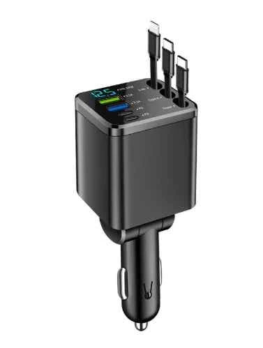 5 in 1 Retractable Car Charger