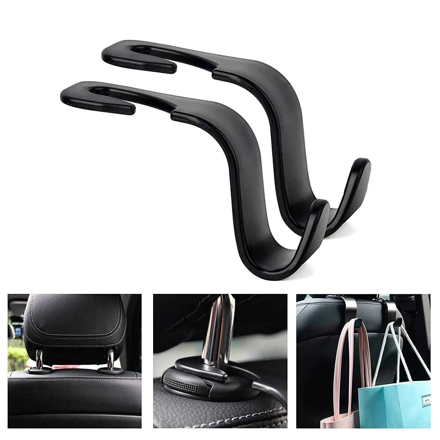 2pcs Car Seat Headrest Storage Hanger
