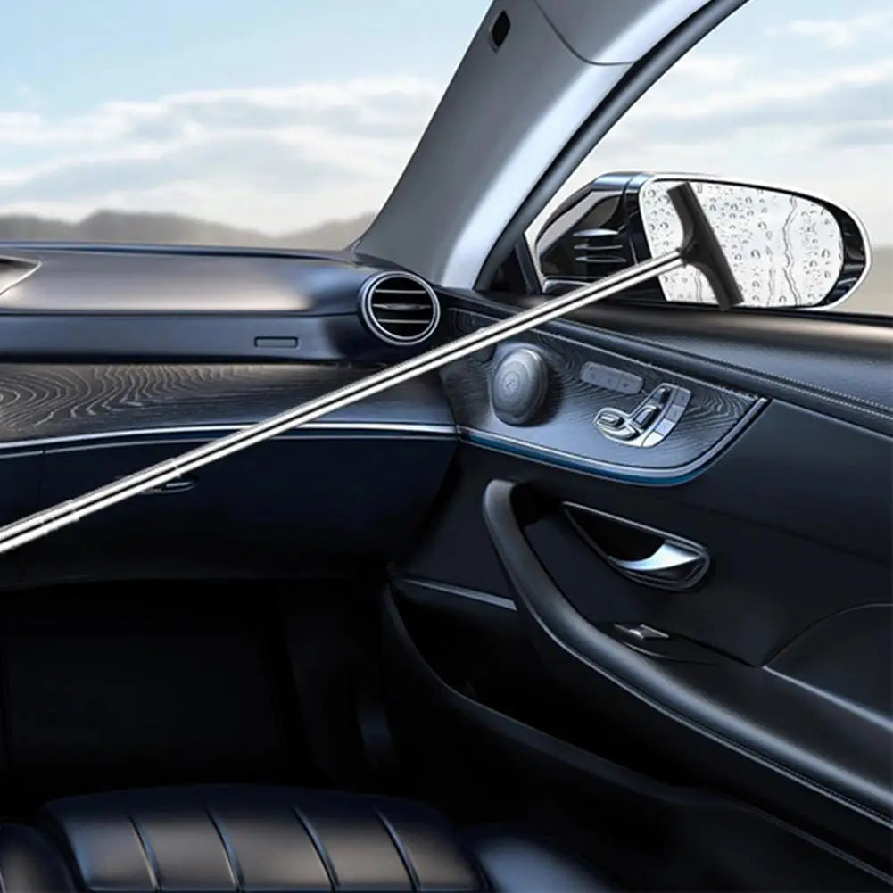 Telescopic Car Side Mirror Squeegee