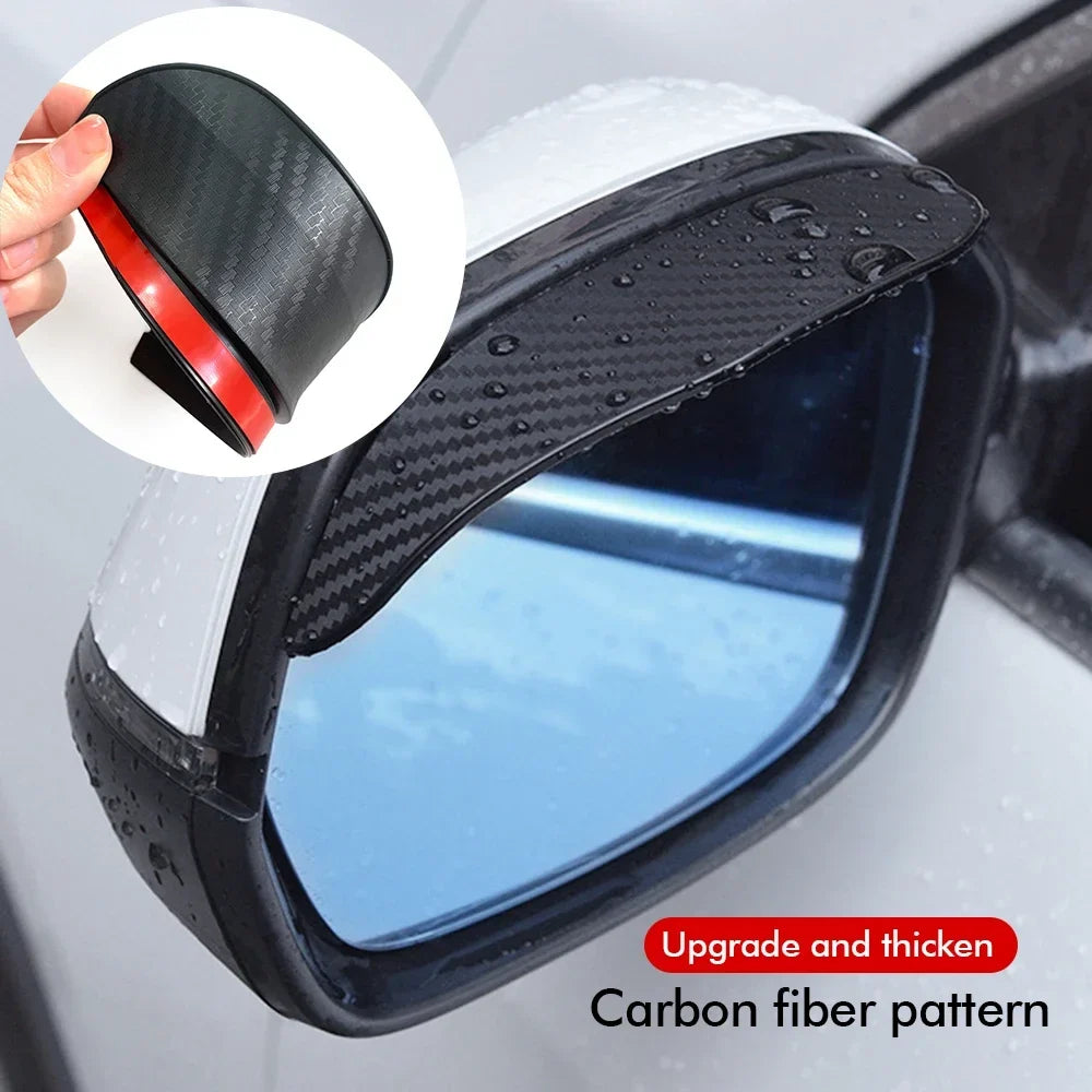 2Pcs Car Mirror Rain Shield