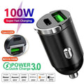 Mini Cigarette Lighter Car Charger 12-24V
