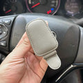 Leather Magnetic Sun Visor Sunglasses Holder