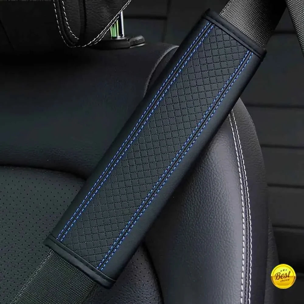 1PC PU Leather Car Seat Belt Cover