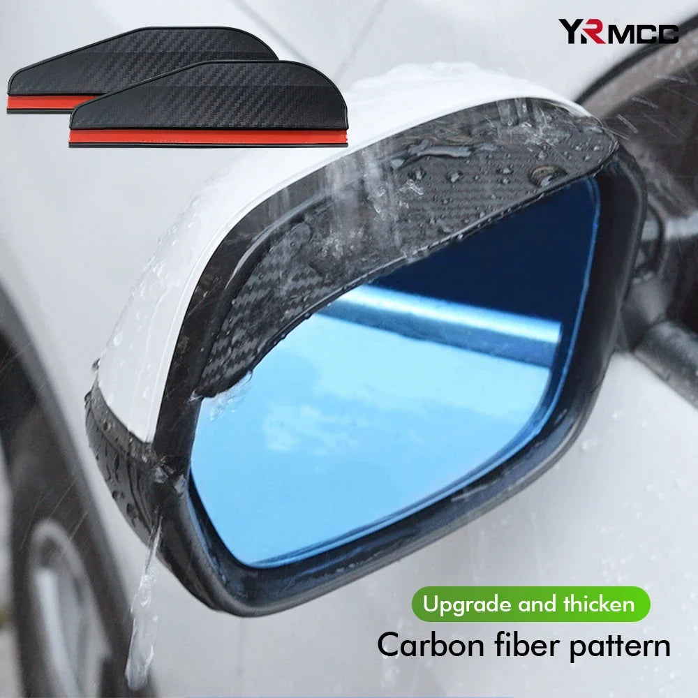 2Pcs Car Mirror Rain Shield