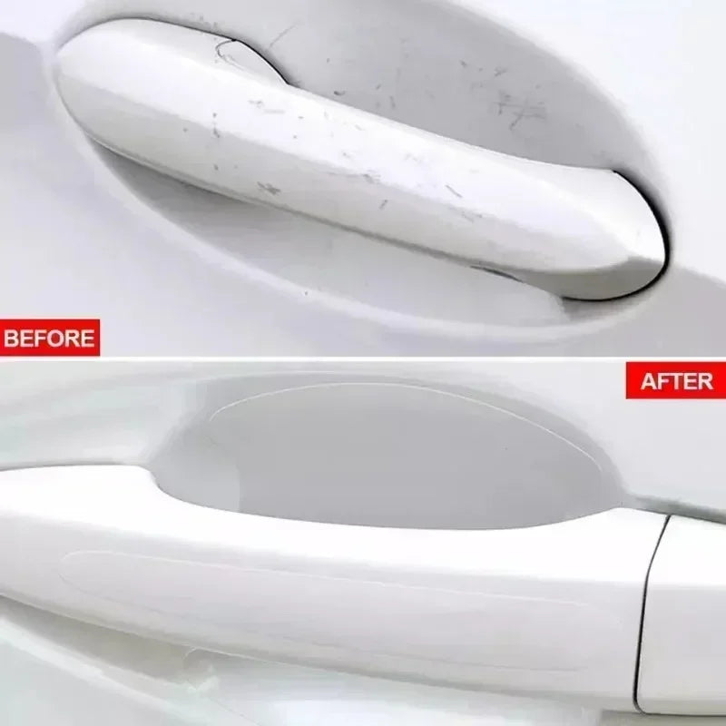 8Pcs TPU Car Door Handle Anti-scratch Stickers