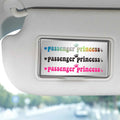 Passenger Princess Rearview Mirror Vinyl Sticker